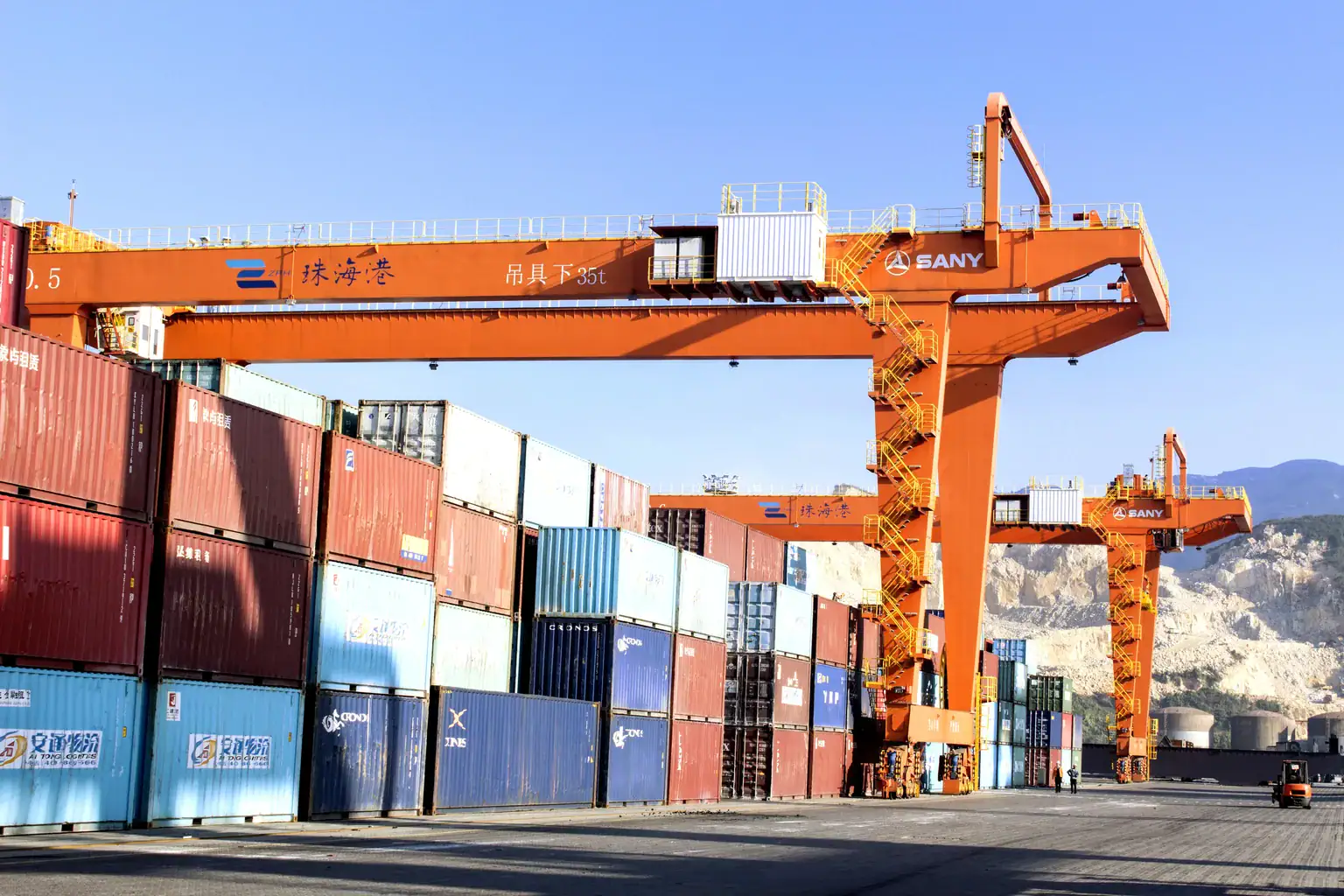 rail mounted container gantry cranes rmg sany am soluzioni 11