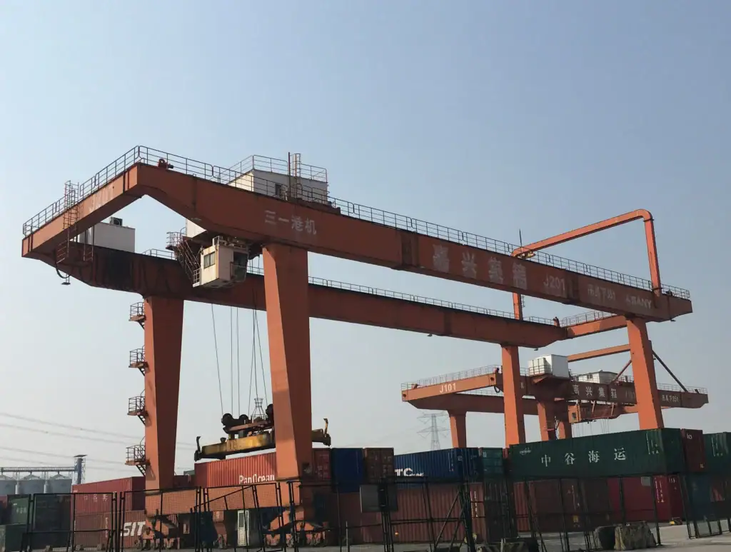 rail mounted container gantry cranes rmg sany am soluzioni 12