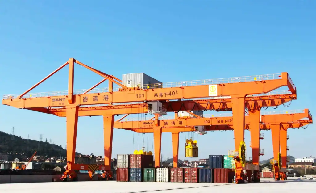 rail mounted container gantry cranes rmg sany am soluzioni 8